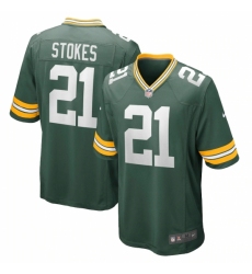Men's Green Bay Packers #21 Eric Stokes Nike Green 2021 NFL Draft First Round Pick Game Jersey Men's Green Bay Packers #21 Eric Stokes Nike Green 2021 NFL Draft First Round Pick Game Jersey