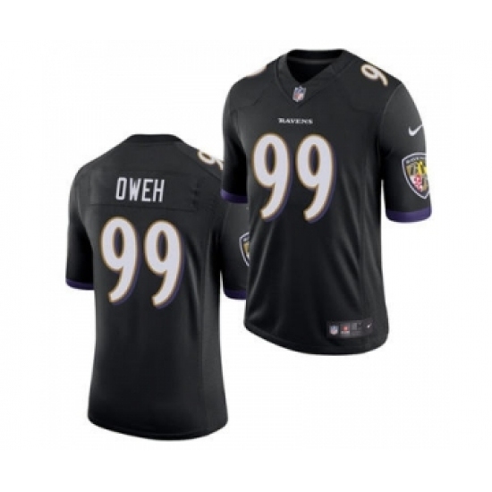 Men's Baltimore Ravens #99 Jayson Oweh Black 2021 Vapor Untouchable Limited Jersey Men's Baltimore Ravens #99 Jayson Oweh Black 2021 Vapor Untouchable Limited Jersey