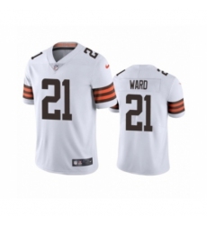 Cleveland Browns #21 Denzel Ward White 2020 Vapor Limited Jersey Cleveland Browns #21 Denzel Ward White 2020 Vapor Limited Jersey