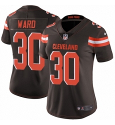 Women's Nike Cleveland Browns #30 Denzel Ward Brown Team Color Vapor Untouchable Limited Player NFL Jersey Women's Nike Cleveland Browns #30 Denzel Ward Brown Team Color Vapor Untouchable Limited Player NFL Jersey
