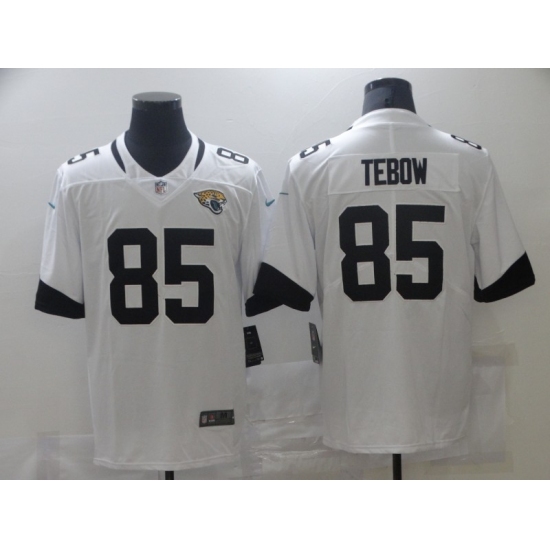 Men's Jacksonville Jaguars #85 Tim Tebow Nike White 2021 Alternate Limited Jersey Men's Jacksonville Jaguars #85 Tim Tebow Nike White 2021 Alternate Limited Jersey