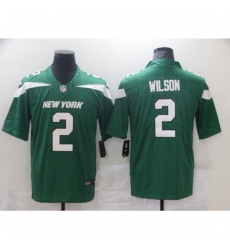 Men's New York Jets #2 Zach Wilson Nike Gotham Green 2021 Draft First Round Pick Leopard Jersey