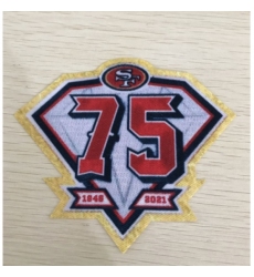 49ers 75th anniversary patch