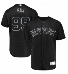 Men's New York Yankees #99 Aaron Judge BAJ Majestic 2019 Players Weekend Flex Base Authentic Player Jersey Black