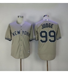 Men's New York Yankees #99 Aaron Judge Grey New Cool Base Stitched MLB Jersey