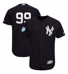 Men's New York Yankees #99 Aaron Judge Navy 2019 Spring Training Flex Base Stitched MLB Jersey