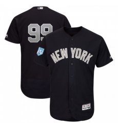 Men's New York Yankees #99 Aaron Judge Navy Alternate 2019 Spring Training Flex Base Stitched MLB Jersey