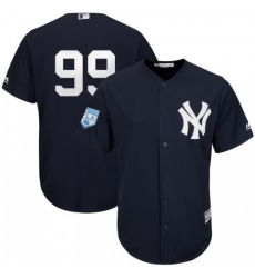 Men's New York Yankees #99 Aaron Judge Navy Blue 2019 Spring Training Cool Base Stitched MLB Jersey