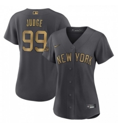 Women's New York Yankees #99 Aaron Judge Nike Charcoal 2022 MLB All-Star Game Replica Jersey