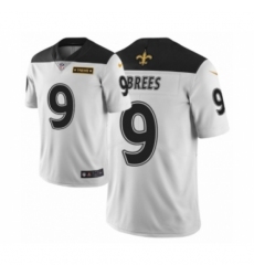 Men New Orleans Saints #9 Drew Brees White Nike City Edition Jersey