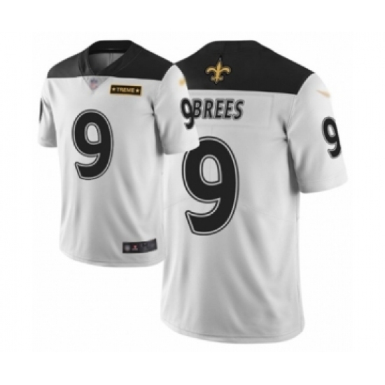 Youth New Orleans Saints #9 Drew Brees Limited White City Edition Football Jersey Youth New Orleans Saints #9 Drew Brees Limited White City Edition Football Jersey