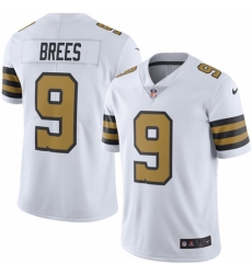 Youth Nike New Orleans Saints #9 Drew Brees Limited White Rush Vapor Untouchable NFL Jersey
