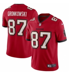 Men's Tampa Bay Buccaneers #87 Rob Gronkowski Nike Red Vapor Limited Jersey