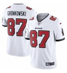 Men's Tampa Bay Buccaneers #87 Rob Gronkowski Nike White Vapor Limited Jersey.webp