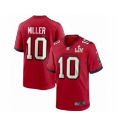 Men's  Tampa Bay Buccaneers #10 Miller Red 2021 Super Bowl LV Jersey