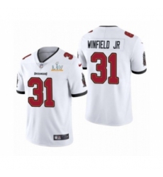 Men's Tampa Bay Buccaneers #31 Antoine Winfield Jr Super Bowl LV white Jersey