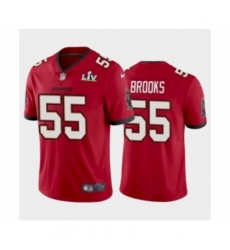 Men's Tampa Bay Buccaneers #55 Derrick Brooks Red Super Bowl LV Jersey