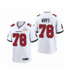 Men's  Tampa Bay Buccaneers #78 Tristan Wirfs White 2021 Super Bowl LV Jersey