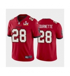 Women's Tampa Bay Buccaneers #28 Leonard Fournette Red Super Bowl LV Jersey