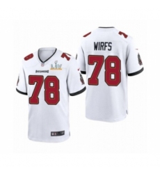 Women's  Tampa Bay Buccaneers #78 Tristan Wirfs White 2021 Super Bowl LV Jersey