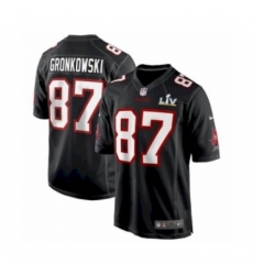 Youth Tampa Bay Buccaneers #87 Black Super Bowl LV Jersey Bound Game