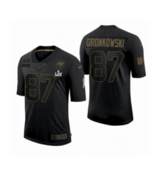 Youth Tampa Bay Buccaneers #87 Salute To Service Jersey Super Bowl LV