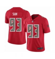 Men's Tampa Bay Buccaneers #93 Ndamukong Suh Limited Red Rush Vapor Untouchable Football Jersey
