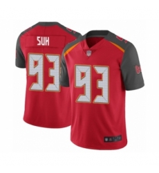 Men's Tampa Bay Buccaneers #93 Ndamukong Suh Red Team Color Vapor Untouchable Limited Player Football Jersey