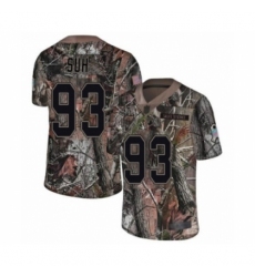 Youth Tampa Bay Buccaneers #93 Ndamukong Suh Limited Camo Rush Realtree Football Jersey
