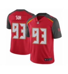 Youth Tampa Bay Buccaneers #93 Ndamukong Suh Red Team Color Vapor Untouchable Limited Player Football Jersey