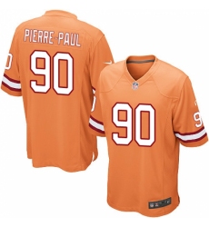 Men's Nike Tampa Bay Buccaneers #90 Jason Pierre-Paul Game Orange Glaze Alternate NFL Jersey