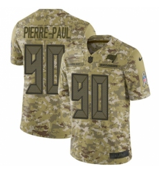 Men's Nike Tampa Bay Buccaneers #90 Jason Pierre-Paul Limited Camo 2018 Salute to Service NFL Jersey