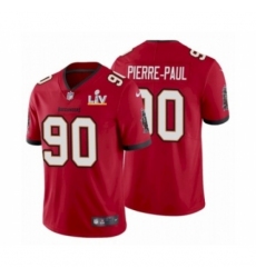 Men's Tampa Bay Buccaneers #90 Jason Pierre-Paul Red Super Bowl LV Jersey