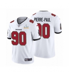 Men's Tampa Bay Buccaneers #90 Jason Pierre-Paul White Super Bowl LV Jersey