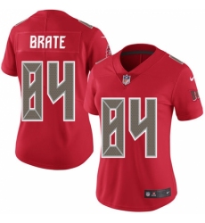 Women's Nike Tampa Bay Buccaneers #84 Cameron Brate Limited Red Rush Vapor Untouchable NFL Jersey