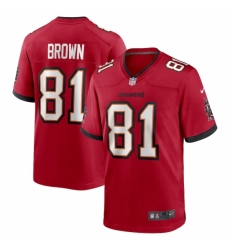 Men's Tampa Bay Buccaneers #81 Antonio Brown Nike Red Limited Jersey