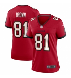 Women's Tampa Bay Buccaneers #81 Antonio Brown Nike Red Limited Jersey