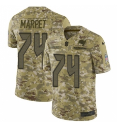 Men's Nike Tampa Bay Buccaneers #74 Ali Marpet Limited Camo 2018 Salute to Service NFL Jersey