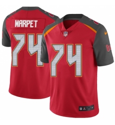 Men's Nike Tampa Bay Buccaneers #74 Ali Marpet Red Team Color Vapor Untouchable Limited Player NFL Jersey