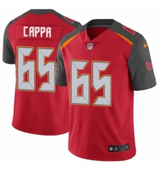 Men's Nike Tampa Bay Buccaneers #65 Alex Cappa Red Team Color Vapor Untouchable Limited Player NFL Jersey