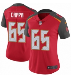 Women's Nike Tampa Bay Buccaneers #65 Alex Cappa Red Team Color Vapor Untouchable Limited Player NFL Jersey