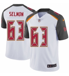 Men's Nike Tampa Bay Buccaneers #63 Lee Roy Selmon White Vapor Untouchable Limited Player NFL Jersey