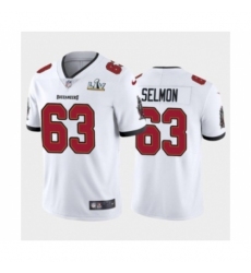 Men's Tampa Bay Buccaneers #63 Lee Roy Selmon White Super Bowl LV Jersey