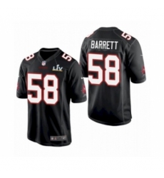 Men's Tampa Bay Buccaneers #58 Shaquil Barrett Black Fashion Super Bowl LV Jersey