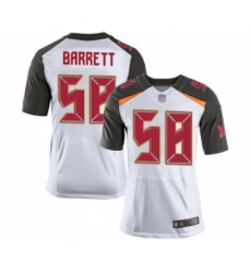 Men's Tampa Bay Buccaneers #58 Shaquil Barrett Elite White Football Jersey