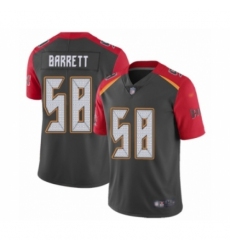 Men's Tampa Bay Buccaneers #58 Shaquil Barrett Limited Gray Inverted Legend Football Jersey