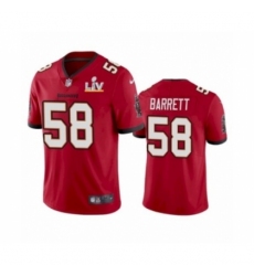 Men's Tampa Bay Buccaneers #58 Shaquil Barrett Red 2021 Super Bowl LV Jersey