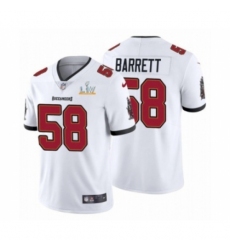 Women's Tampa Bay Buccaneers #58 Shaquil Barrett White 2021 Super Bowl LV Jersey