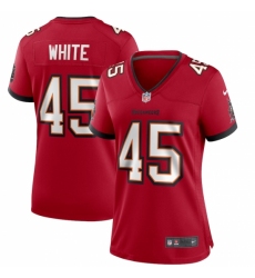 Women's Tampa Bay Buccaneers #45 Devin White Nike Red Game Player Jersey