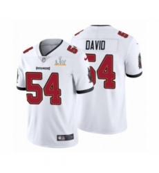 Men's Tampa Bay Buccaneers #54 Lavonte David White 2021 Super Bowl LV Jersey
